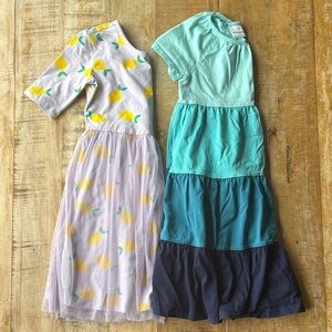 Hanna Andersson Dress Set size 120(6-7)